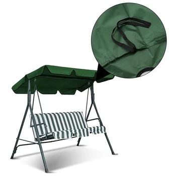 

Swing Ceiling Replacement,Waterproof Swing Chair Top Cover Seat Furniture Durable Material Green 190 X 132 X 15 cm