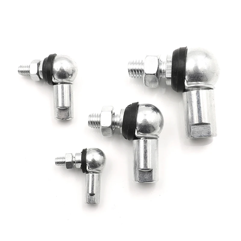 1PC HUXUAN Ball Head Joint Rod End Bearing M5 M6 M8 M10 Right Angle CS8/CS10/CS13/CS16 Carbon Steel