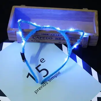 

LED Light Headband Hair Band Hair Hoops Hair Hoops Light Creative Fashion LED Hair Hoops Party