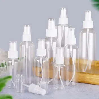 

100/50ML Clear Plastic Portable Perfume Spray Bottle Empty Perfume Bottles Refillable Mist Pump Perfume Atomizer Travel Outdoor