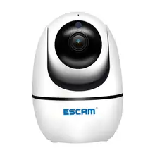 Горячая Распродажа ESCAM PVR008 2MP 1080P автоматическое отслеживание Беспроводная PTZ камера обнаружения движения P2P IP камера