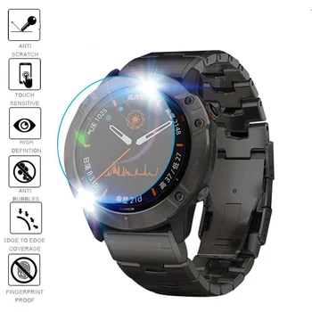 

Protective For Garmin Fenix 5 5s Plus 6S 6X 6 Pro Ultra Clear Tempered Glass film Guard Premium Screen Protector Watch Film