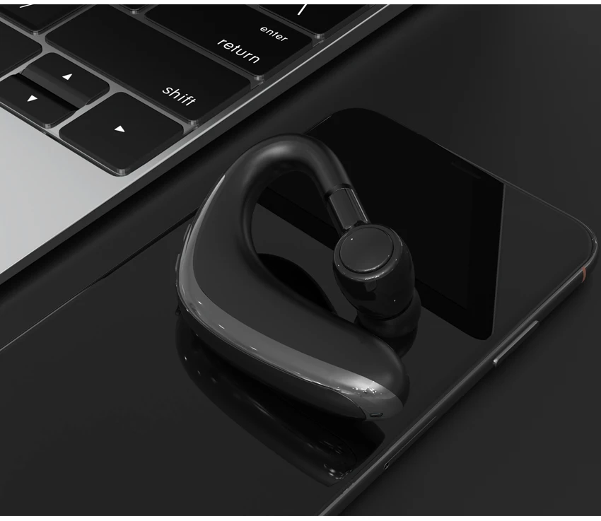Один Bluetooth привод наушники беспроводной крючок дизайн удобные наушники для мобильного телефона для левого/правого уха гарнитура с микрофоном