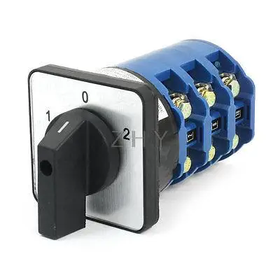 

380V 125A 3 Phase 3Position Panel Mounting Rotary Cam Changeover Switch