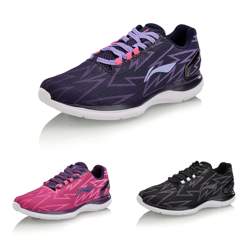 Li Ning/женский светильник Беговая Обувь Текстильные дышащие кроссовки