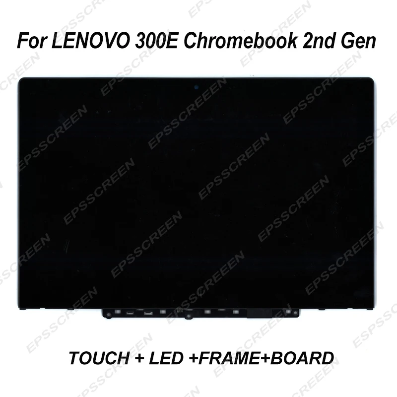 11," экран для lenovo 300e Chromebook 2nd Gen 81MB 5D10T79505 сенсорный дигитайзер+ светодиодный дисплей+ рамка+ плата в сборе ЖК-модуль
