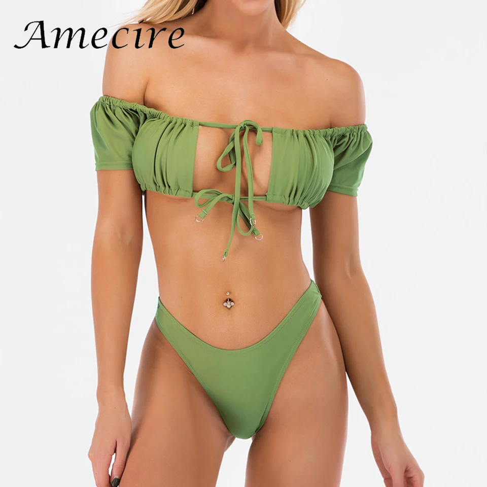 Amecire/женские летние пляжные вечерние купальники Модный повседневный топ на