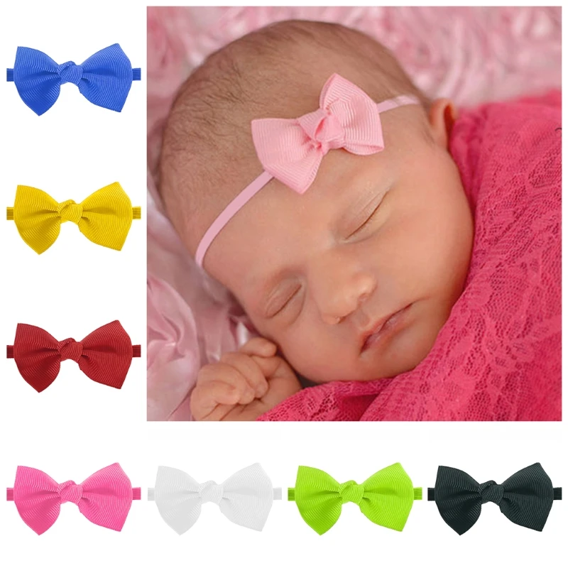 Hair Accessories Hair Headband 20Pcs Cute Kids Girl Baby Ribbon Toddler Flower Bow Headband Hair Band Headwear
