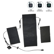 

3 in 1 Electric Heating Pad USB Clothes Heated Pad With 3-Gear Control Jacket Vest Heater for Waist Back Shoulder Abdomen