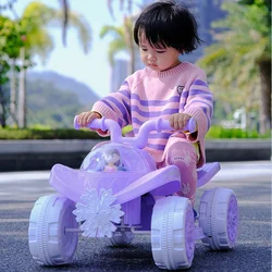 Motocicleta eléctrica para niños con Control remoto, coche de juguete a pilas para niños de 1 a 6 años