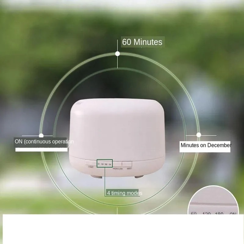 500 мл ароматерапия воздуха humidifier машина эфирное масло лампа кондиционер для