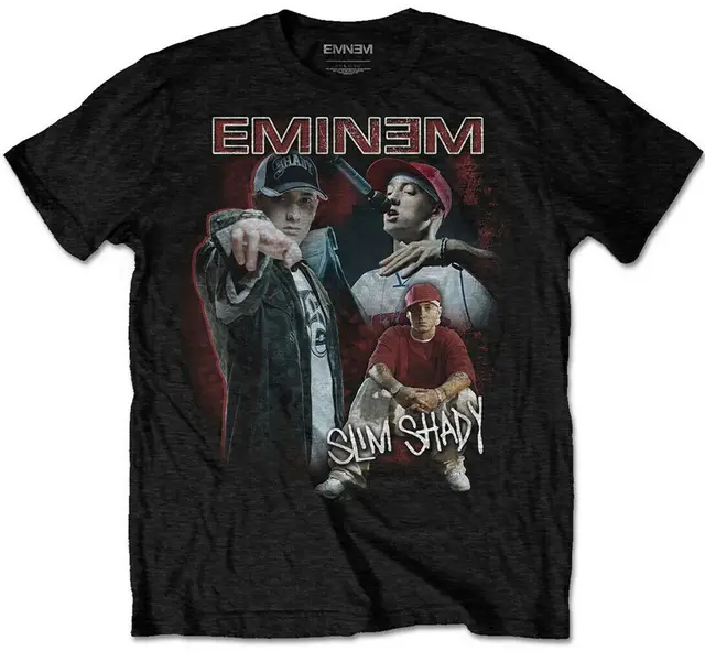 Eminem Slim Shady Homage Black T Shirt 1