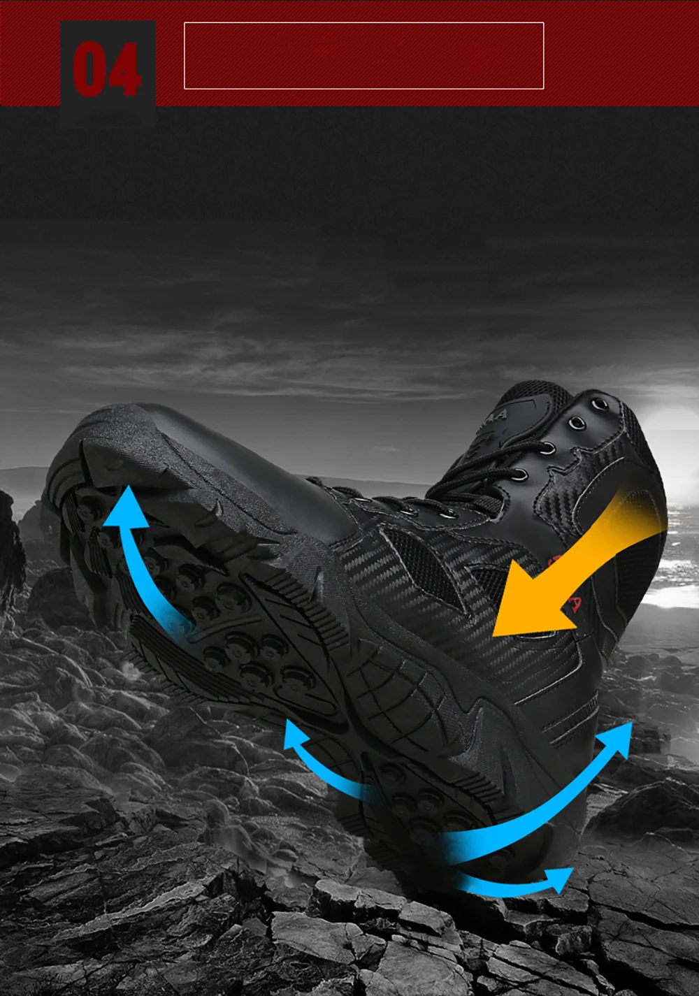 TaoBo Warm Outdoor Round Head Sports Shoes Winter Shoes Men Shoes Warm Men Military Boots Snow Men Work Boots Martens