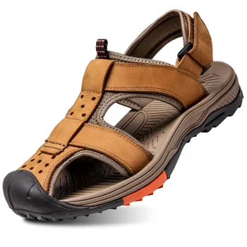 

Men's plus size casual beach shoes spring and summer fashion sandals outdoor non-slip sandals