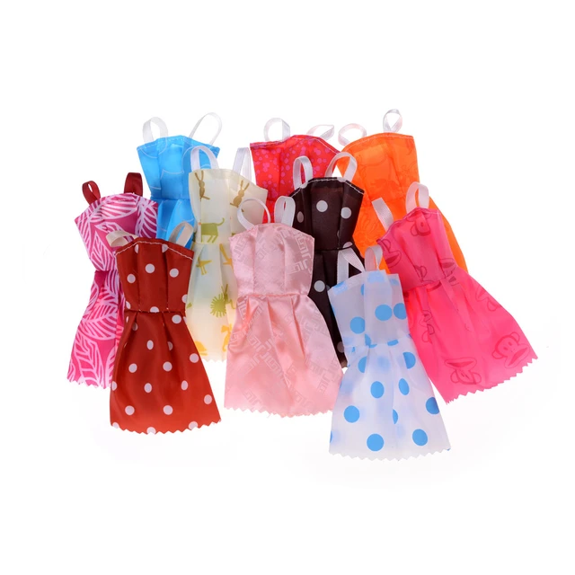 Robe de princesse pour poupée Barbie 11 , 10 pièces/lot, vêtements de  fête, à la mode, cadeaux pour enfants - AliExpress