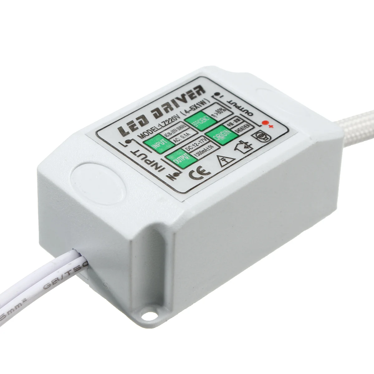 3-5 Вт AC85-265V-DC12V-17V питание Драйвер адаптер трансформатор для Светодиодный светильник лампа