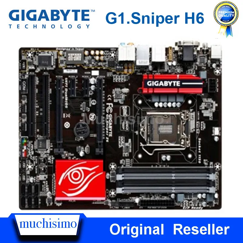 Материнская плата Gigabyte G1.Sniper H6 Intel H97 Core i7/i5/i3 LGA1150 DDR3 32 Гб PCI E 3 0 оригинальная