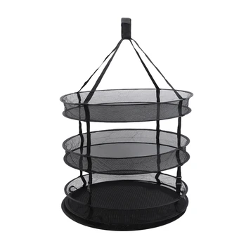 

Herb Drying Folding Fishing Net Dryer Mesh Tray Drying Rack Flowers Hanger Fish Net Tackle Accessory Tool