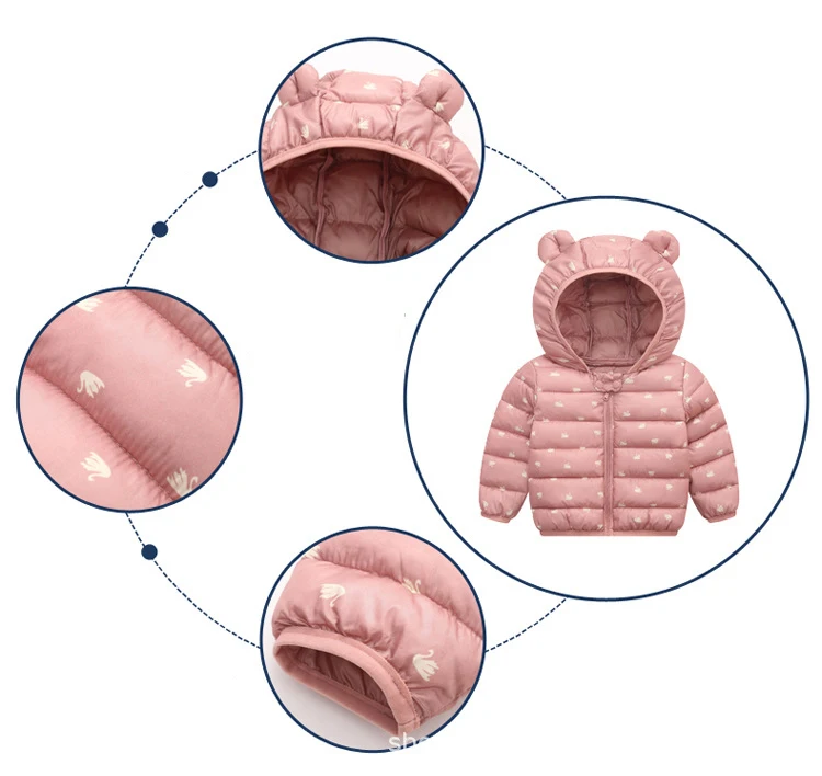 Medoboo Baby Winter Warm Coat Girls Boys Child Jacket Baby Clothes Newborns Coveralls Snowsuit Hooded Jacket Coat Tops Outerwear