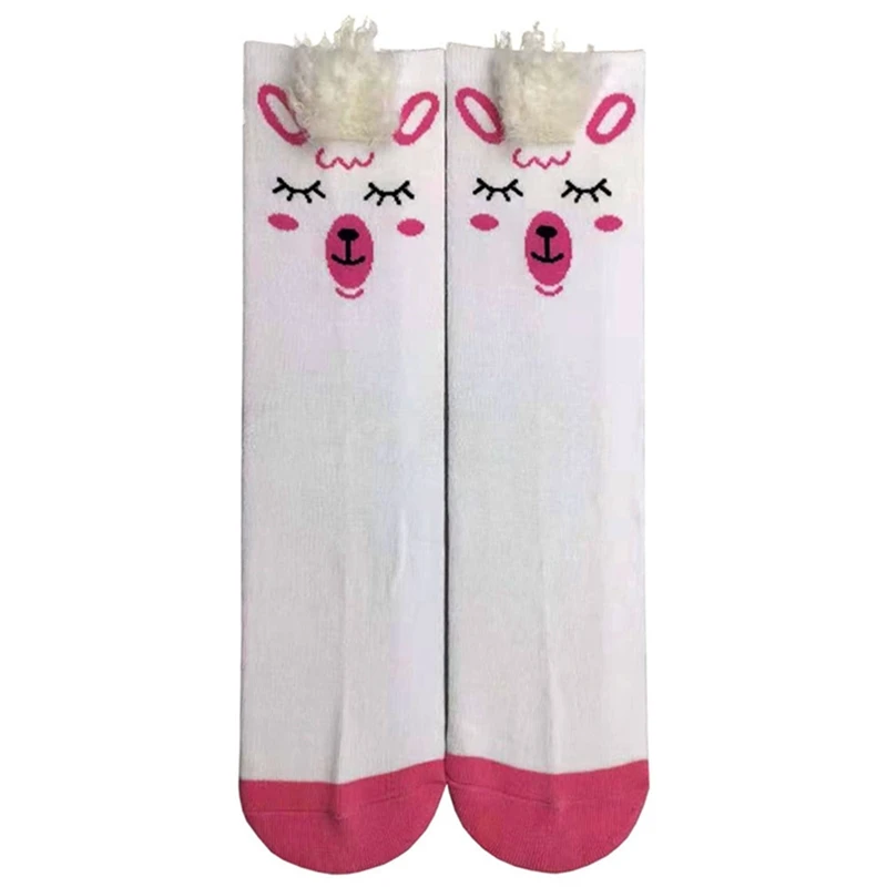 1pair3D Женская стильная футболка с изображением персонажей видеоигр носки Alpaca вечерние шаблон горячий нейтральный модные хлопковые носки женские носки с рисунком из тепла падение