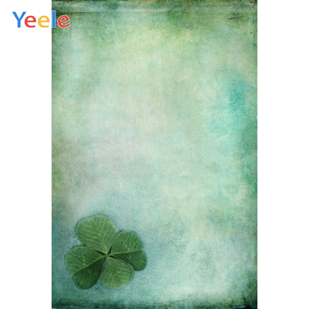 St. Patrick's Day Grunge Fade Shamrock Baby Food Pet Photography Backgrounds Custom Photographic Backdrops For Photo Studio |