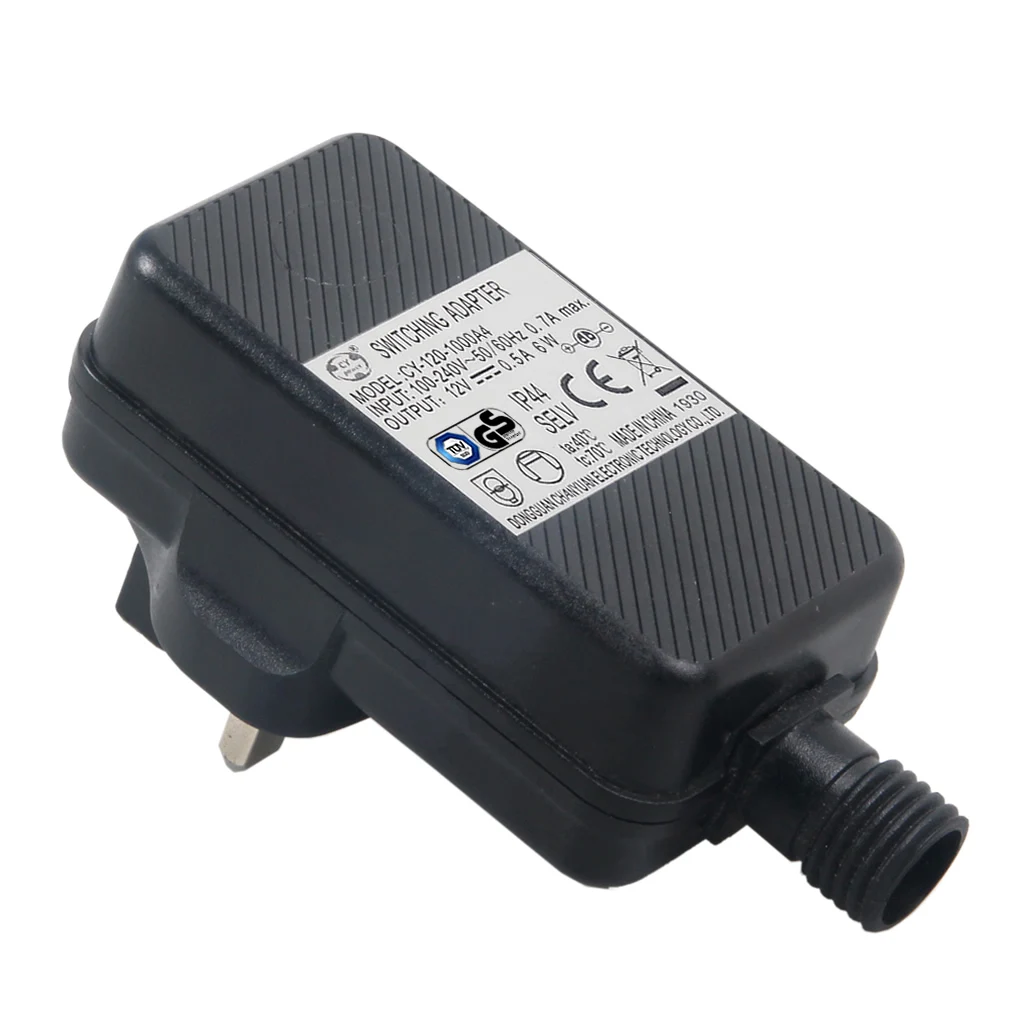 AUCD AC 100-240 В к DC 12V0. 5А ГБ универсальное уличное ландшафтное освещение IP44 Водонепроницаемый Великобритания разъем повесить блок питания розеточного типа адаптер 44-гб