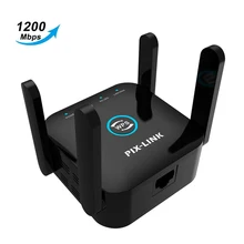 Répéteur WiFi sans fil 5 Ghz, 1200 Mbps, 2,4 Ghz, routeur avec extension longue portée, amplificateur de signal 5G et Wi Fi