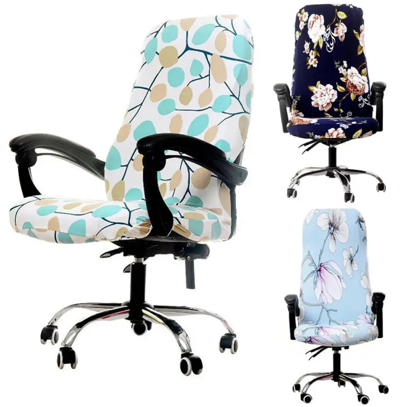 

1PC Universal Elastic Cotton Fabric Office Computer Chair Cover Task Anti-dirty Armchair Protector Slipcove Chair Slipcover