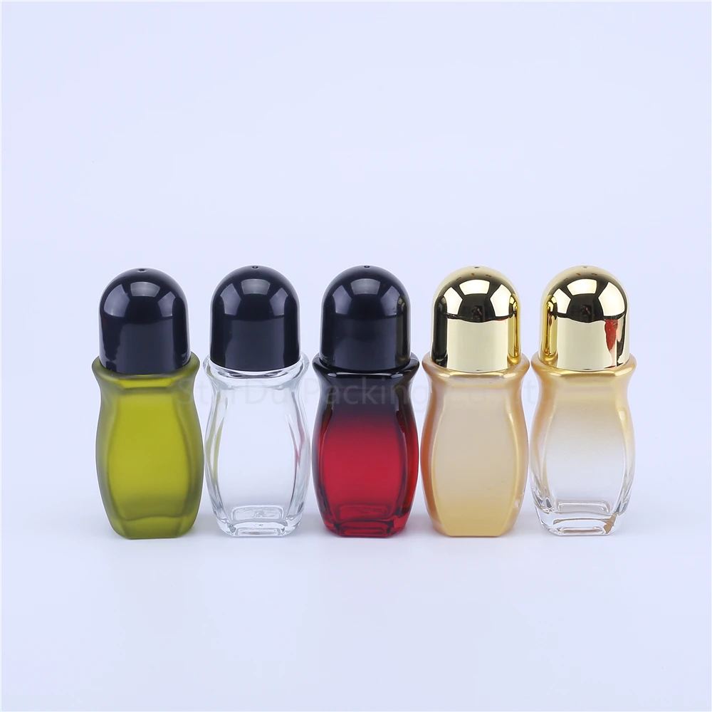50ml Roll On Perfume Bottle, 50cc Clear Essential Oil Rollon Bottles