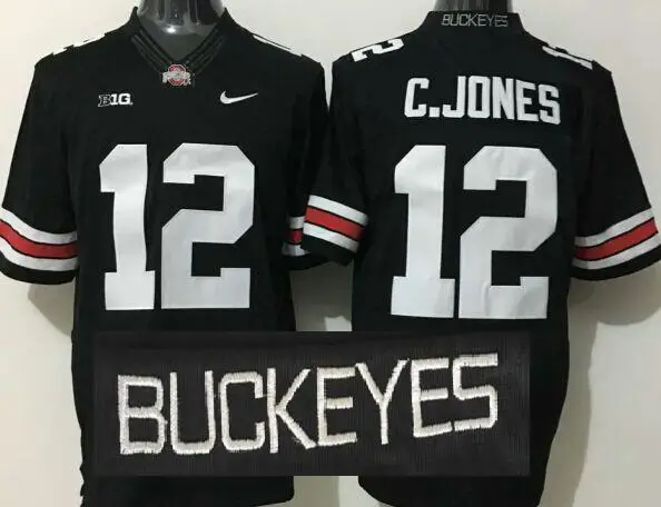 Красный Сезон, штат Огайо Buckeyes# Cardale Jones, 4 цвета для мужских Джерси - Цвет: Красный