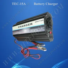 3 stage charge mode AC DC Battery Charger 24V 15A