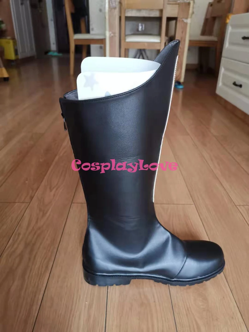 Japanese Star Platinum Jojo's Bizarre Adventure Cosplay Shoes Long Boots Custom Made for Halloween Christmas Festival image 5