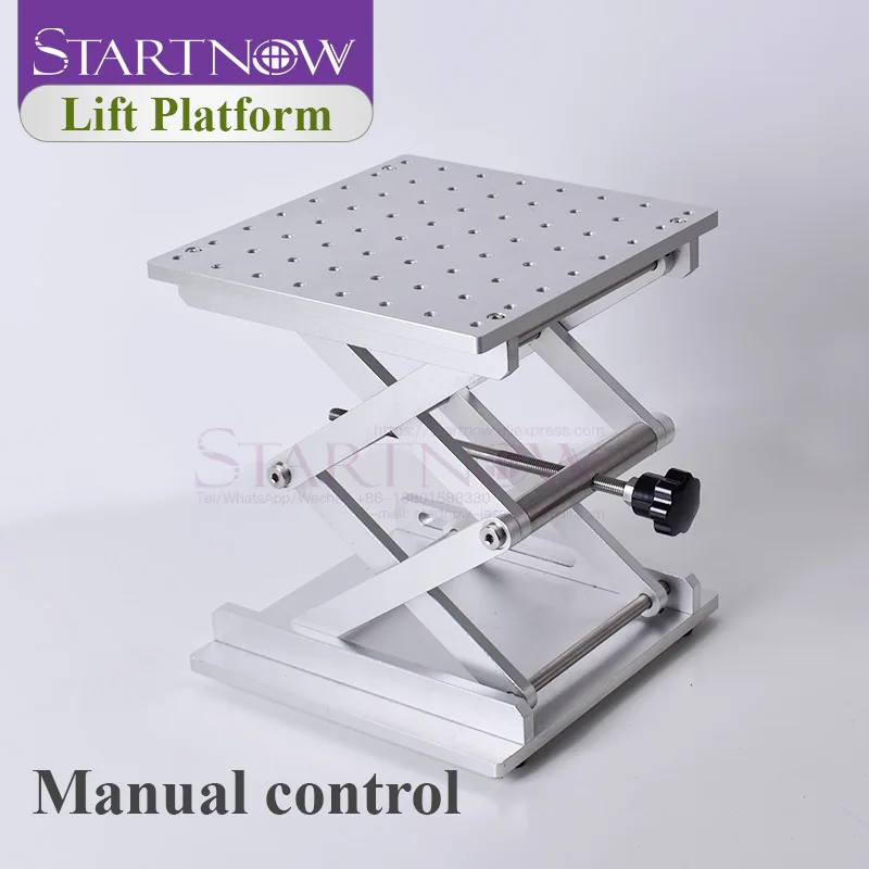 Стол подъемный из нержавеющей стали Startnow 200x200 для лазерной маркировочной машины ручная подъемная платформа