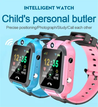 

IP67 waterproof touch smartwatch kids watch tracker SIM card SOS call
