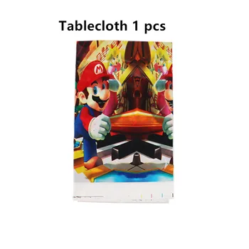 

Super Mario Tablecloth Kids Birthday Party Decorations Disposable Tableware Super Mario Table Cover Baby Shower Party Supplies