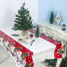 Скатерть на год и Рождество, кухонные украшения для обеденного стола, прямоугольные скатерти, рождественские украшения для дома Navidad