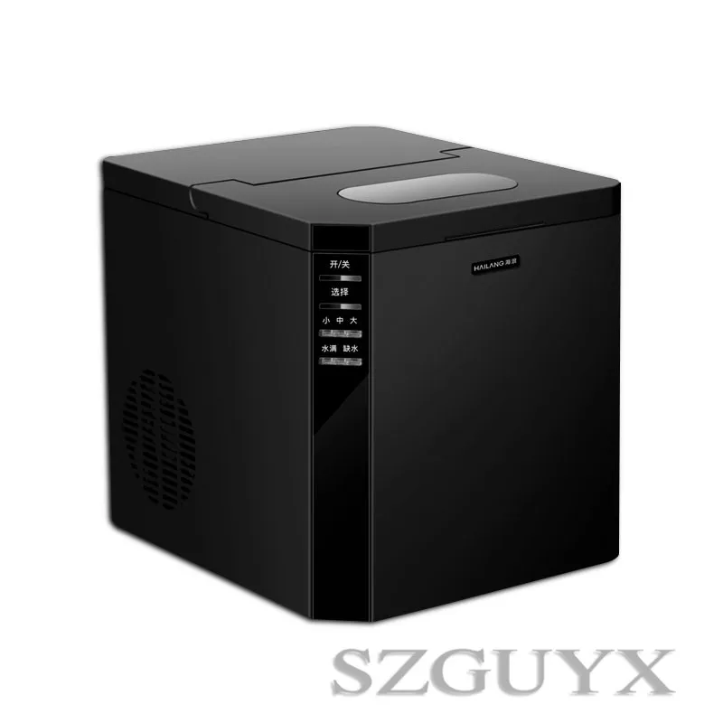Fully automatic household desktop ice cube ice machine commercial ice cube size adjustable bar KTV tea shop ice machine