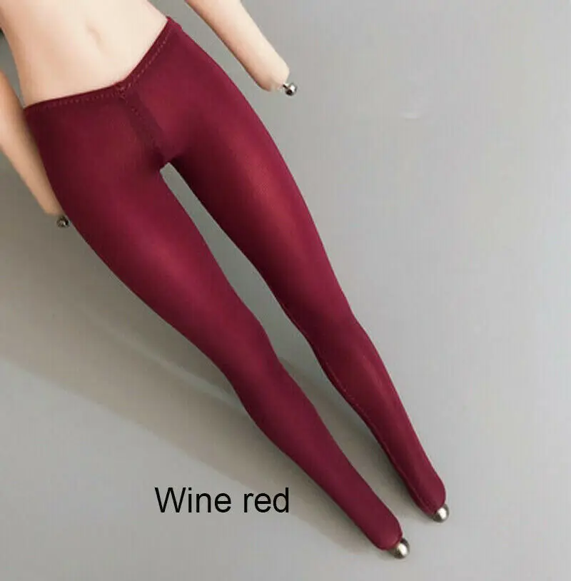 

Wine Red 1/12th Soldier Stretch Tights Model for 6" Female Body