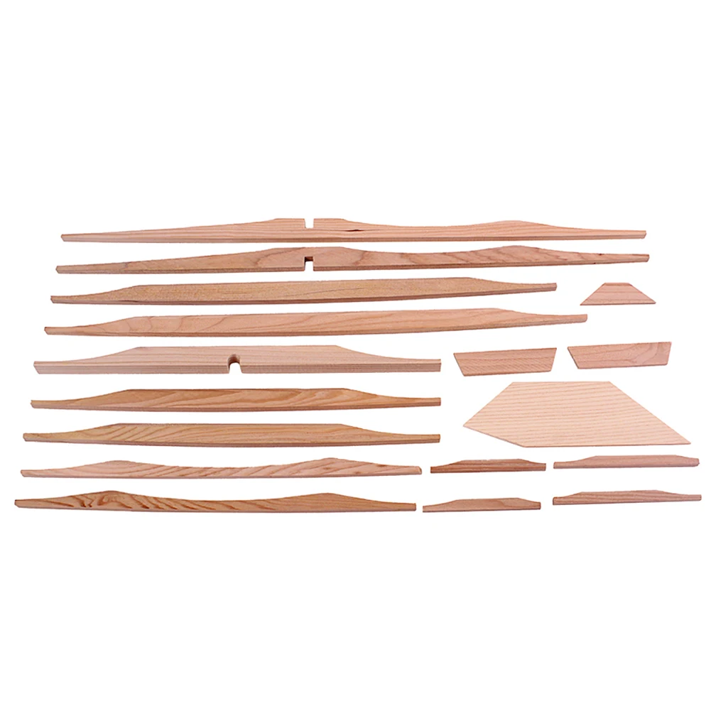17Pcs Acoustic Folk Guitar Brace Wood Kit Luthier Tool DIY Accessories Parts Guitar Brace Wood Kit Luthier Tool DIY Accessories