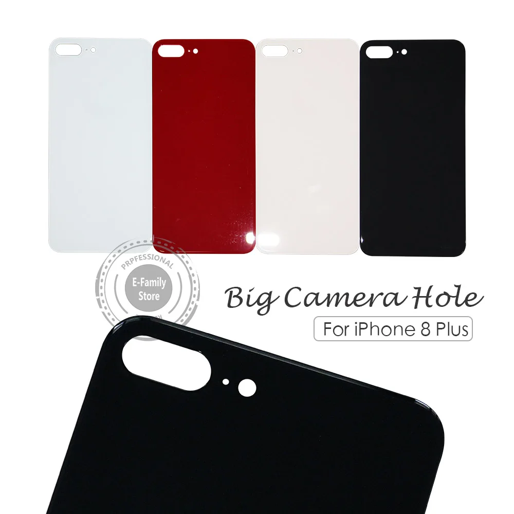 E-family, новинка, для iPhone 8 Plus, 8G, крышка для батареи, стекло, корпус, задняя дверь, Замена для iPhone x, заднее стекло с инструментами
