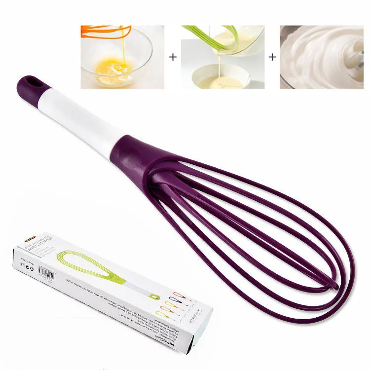 Silicone Manual Egg Beater Creative Color Stirrer Coffee Multifunction Kitchen Baking Utensils coffee accessories | Дом и сад