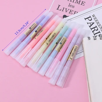 

10Pcs Fluorescent Pen Mild Liner Highlighters Color Marker Pen School Supplies