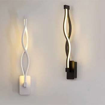 

Modern led wall lamp, creative wall lamp + lamp, family decorative front hall, living room lamp, bathroom lamp, mirror, wall