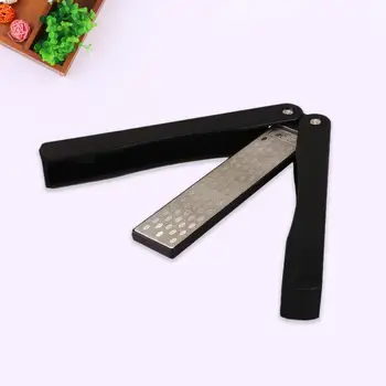 

Portable Double Sided Folding Diamond Knife Blades Sharpening Stone Sharpener