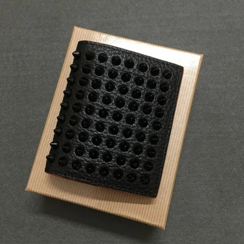 

2020 Unisex Hasp Short Limited Polyester Buckle Direct Selling Mini Custom Rivet Wallet High Quality Personalized Men's Leather