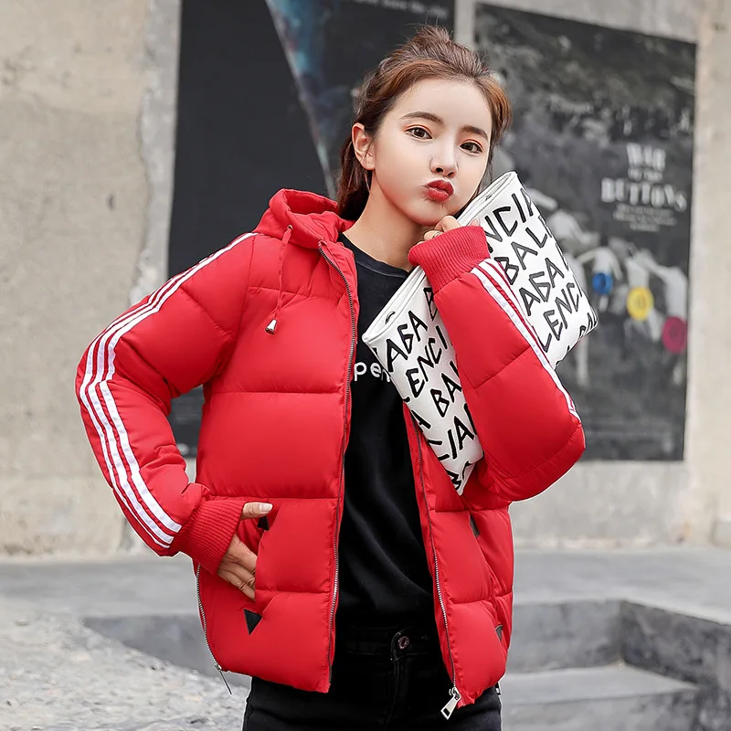 

2018 New Style Fall And Winter Clothes GIRL'S Korean-style Cotton-padded Jacket Short down Jacket Cotton-padded Clothes Junior H