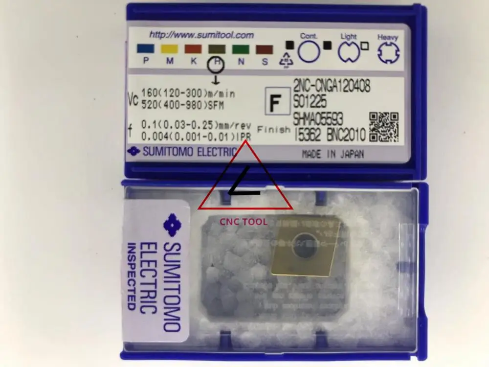 

2NC-CNGA120408 BNC2010 1pcs Original Japan Sumitomo Cutting Tool