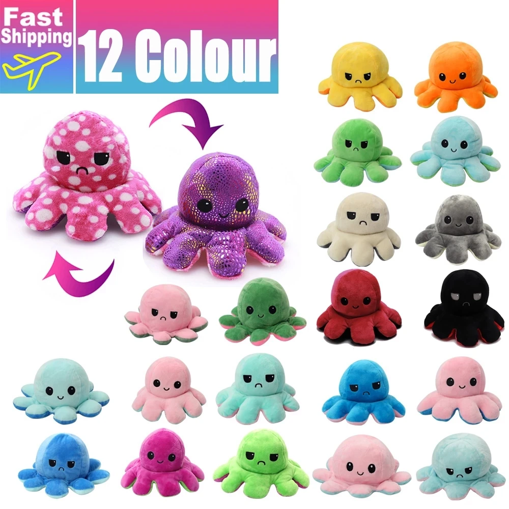 

25 styles Cartoons Stuffed Plush Doll Simulation Reversible Plush Filled Child Toy