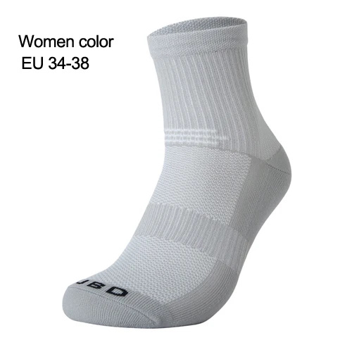 Профессиональный Для мужчин Для женщин Спортивные носки; Большие европейские размеры 34 до 44 бег носок быстросохнущая для скалолазания, тренажерного зала и Фитнес Велоспорт calcetines ciclismo - Цвет: women gray