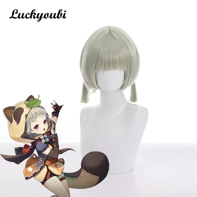 

Genshin Impact Sayu Cosplay Wig Game Genshin Sayu Wig Heat Resistant Synthetic Cosplay Wigs Short Hair